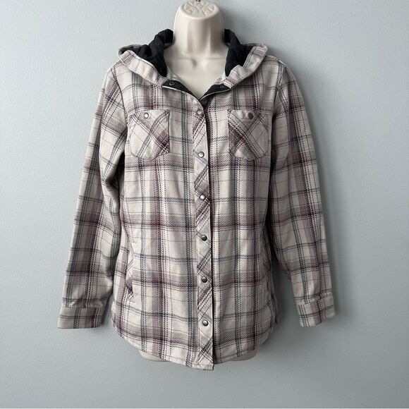 Kuhl Kleo Snap Front Hooded Shacket Size M - Picture 1 of 10